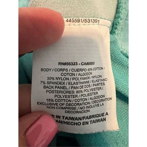 Nike Dri Fit Womens Teal Top Size XS - Picture 4 of 4